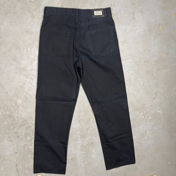 Hugo Boss Alabama Cotton Chinos Mens Canvas Pants Navy Blue 30x31 - Picture 7 of 9